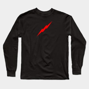 Red lightning bolt Long Sleeve T-Shirt